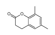 6,8-dimethyl-3,4-dihydrochromen-2-one Structure