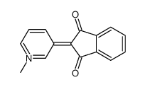 2-(1-methylpyridin-1-ium-3-yl)-3-oxoinden-1-olate Structure