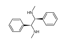 (1R,2R)-N,N'-Dimethyl-1,2-diphenyl-1,2-ethylenediamine结构式
