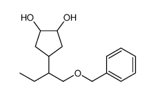 4-(1-phenylmethoxybutan-2-yl)cyclopentane-1,2-diol Structure