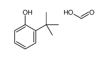 2-tert-butylphenol,formic acid Structure