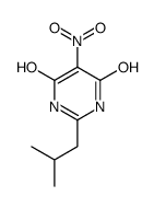 4-hydroxy-2-(2-methylpropyl)-5-nitro-1H-pyrimidin-6-one Structure