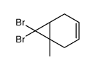 7,7-dibromo-6-methylbicyclo[4.1.0]hept-3-ene结构式
