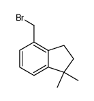 4-Brommethyl-1,1-dimethylindan Structure