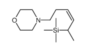 trimethyl(6-morpholin-4-ylhex-3-en-2-yl)silane结构式
