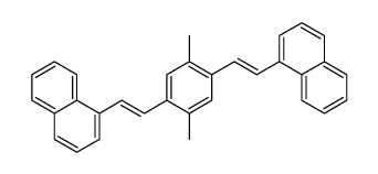 1-[2-[2,5-dimethyl-4-(2-naphthalen-1-ylethenyl)phenyl]ethenyl]naphthalene Structure