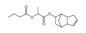 6-(2-Butyryloxy-propionyloxy)-3a,4,5,6,7,7a-hexahydro-4,7-methano-inden Structure