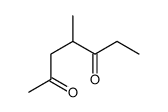 4-methylheptane-2,5-dione Structure