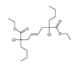 diethyl 2,7-dibutyl-2,7-dichlorooct-4-enedioate结构式