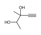 3-methylpent-4-yne-2,3-diol结构式