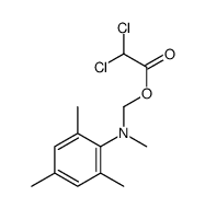 (N,2,4,6-tetramethylanilino)methyl 2,2-dichloroacetate结构式