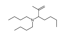 N,N-dibutyl-2-methylhept-1-en-3-amine结构式