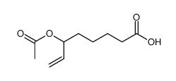 6-acetoxy-7-octenoic acid Structure