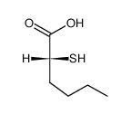 2-mercapto-2-butylacetic acid Structure
