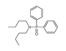 N-butyl-N-diphenylphosphorylbutan-1-amine结构式