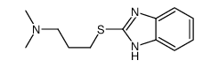 2-[3-(Dimethylamino)propylthio]-1H-benzimidazole结构式