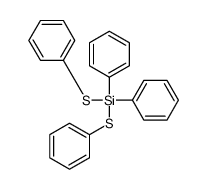 diphenyl-bis(phenylsulfanyl)silane Structure