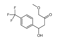 4-hydroxy-1-methoxy-4-[4-(trifluoromethyl)phenyl]butan-2-one结构式