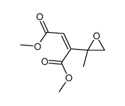 dimethyl 2-(2-methyloxiran-2-yl)but-2-enedioate结构式