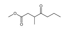 methyl 3-methyl-4-oxoheptanoate结构式
