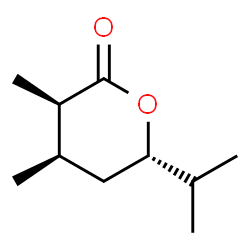 2H-Pyran-2-one,tetrahydro-3,4-dimethyl-6-(1-methylethyl)-,(3R,4R,6S)-rel-(9CI) picture
