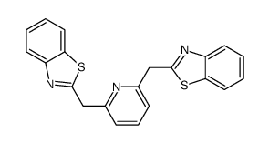 2-[[6-(1,3-benzothiazol-2-ylmethyl)pyridin-2-yl]methyl]-1,3-benzothiazole结构式