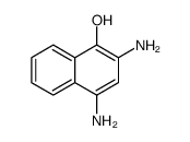 2,4-diaminonaphthalen-1-ol结构式