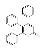 4,5,6-triphenylthiopyran-2-thione Structure