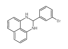 1H-Perimidine,2-(3-bromophenyl)-2,3-dihydro-结构式