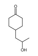 4-(2-hydroxypropyl)cyclohexan-1-one Structure