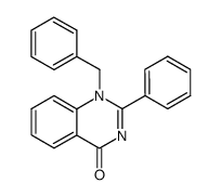 1-benzyl-2-phenyl-1H-quinazolin-4-one结构式