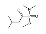 1-[dimethylamino(methylsulfanyl)phosphoryl]-3-methylbut-2-en-1-one结构式