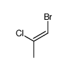 1-bromo-2-chloropropene Structure