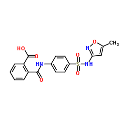 2-({4-[(5-Methyl-1,2-oxazol-3-yl)sulfamoyl]phenyl}carbamoyl)benzoic acid Structure