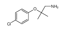 2-(4-chlorophenoxy)-2-methylpropan-1-amine结构式