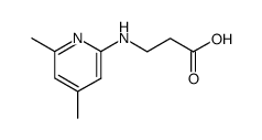 3-(4,6-dimethyl-2-ylamino)propanoic acid结构式