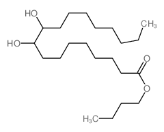 butyl 9,10-dihydroxyoctadecanoate structure