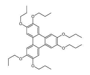 2,3,6,7,10,11-Hexapropoxytriphenylene Structure