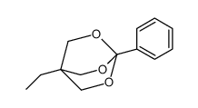 4-ethyl-1-phenyl-2,6,7-trioxabicyclo[2.2.2]octane structure