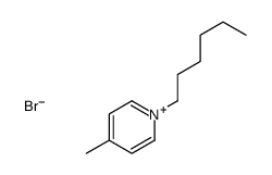 1-hexyl-4-methylpyridin-1-ium,bromide Structure