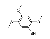 2,4-Dimethoxy-(5-methylthio)thiophenol Structure