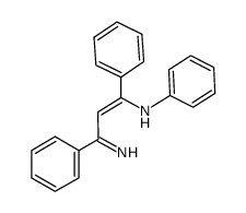 3-imino-1,3,N-triphenylprop-1-enylamine结构式