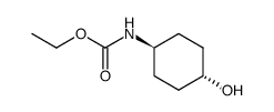 trans-4-Aethoxycarbonylamino-cyclohexanol结构式