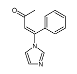 (E)-4-(1H-imidazol-1-yl)-4-phenylbut-3-en-2-one Structure