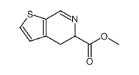 methyl 4,5-dihydrothieno[2,3-c]pyridine-5-carboxylate结构式
