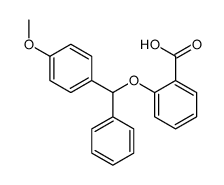 2-[(4-methoxyphenyl)-phenylmethoxy]benzoic acid Structure