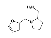 [1-(furan-2-ylmethyl)pyrrolidin-2-yl]methanamine Structure