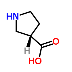 (S)-pyrrolidine-3-carboxylic acid structure