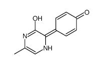 2(1H)-Pyrazinone, 3-(4-hydroxyphenyl)-6-methyl- structure