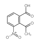 2-acetyl-3-nitro-benzoic acid Structure